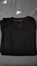利郎男裝純色圓領(lǐng)長(cháng)袖t恤男士春秋休閑時(shí)尚打底衫百搭抗皺純棉衛衣 黑色 XL /175（建議130-150斤） 曬單實(shí)拍圖