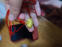 周大福兒童寶寶百福長(cháng)命鎖黃金吊墜(工費160)約4.85g EOF98 曬單實(shí)拍圖