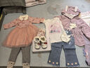 戴維貝拉（DAVE＆BELLA）女童外套連帽兒童上衣開衫寶寶衣服洋氣幼兒外衣休閑秋裝新款童裝 灰紫色【現(xiàn)貨】 100 cm（建議身高90-100cm） 曬單實拍圖