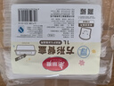 美麗雅一次性飯盒方形1000ml*30套 快餐打包盒大容量食品級(jí)便當(dāng)野餐盒 曬單實(shí)拍圖
