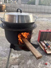 新款一體柴火灶農村家用燒木柴戶(hù)外便攜柴火爐多功能無(wú)煙大鍋臺 買(mǎi)就+爐具【特厚一體沖壓柴火灶】 43cm特厚款+爐具配件+三爐圈 曬單實(shí)拍圖