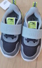 李寧童鞋兒童運動(dòng)鞋男小童回彈減震鞋頭防踢設計休閑鞋28YKNU118-5 曬單實(shí)拍圖
