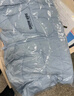 雪中飛兒童羽絨服輕薄保暖外套2025新款男女童裝秋冬季上衣 冰藍色 120 曬單實(shí)拍圖