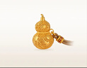 老鋪黃金古法手工足金花絲葫蘆（2號(hào)）吊墜（配繩） 金重約23.39g 曬單實(shí)拍圖