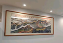 望詠手繪國畫(huà)山水畫(huà)客廳書(shū)房裝飾畫(huà)高端老板辦公室萬(wàn)里長(cháng)城掛畫(huà)可定制 長(cháng)城雄姿【圓角柏木】紅木色 216*86【博物館級裱框】 曬單實(shí)拍圖