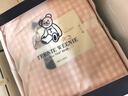 TEENIE WEENIE小熊床上四件套純棉 A類100%全棉刺繡四件套雙人床單被套1.5m床 茶語時(shí)光-粉格+柔粉 曬單實(shí)拍圖