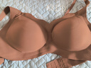 ubras無(wú)尺碼浪花領(lǐng)文胸收副乳內衣女無(wú)痕小胸聚攏文胸無(wú)鋼圈胸罩 胡桃木(美拉德色)-背勾 均碼 (100-130斤) 曬單實(shí)拍圖