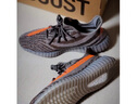 阿迪達斯Yeezy350夏日透氣椰子男女休閑鞋HQ7045 45 曬單實(shí)拍圖