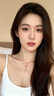 HR赫蓮娜愛心項鏈女小蠻腰心心相映吊墜鎖骨鏈紀(jì)念日送女友生日禮物 雙心小蠻腰項鏈【高端禮盒】 曬單實拍圖