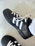 阿迪達斯（adidas）定制球鞋  originals SUPERSTAR 潑墨金簡(jiǎn)約耐磨低幫板鞋 潑墨金 EG4959 40.5 定制商品不退換 曬單實(shí)拍圖