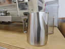 惠家WPM惠家拉花缸專(zhuān)業(yè)咖啡拉花杯304不銹鋼打奶缸斜口奶泡杯#6圓嘴 砂光色-450ml 曬單實(shí)拍圖