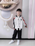 奧特曼童裝男童外套春秋新款兒童衣服洋氣中大童男孩時(shí)尚潮流韓版棒球服 花灰色 110 建議100-110cm4-5歲 曬單實(shí)拍圖