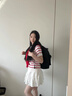 jansport杰斯伯雙肩包男女大容量電腦背包高中初中大學(xué)生書(shū)包旅行 黑色+隔層+側袋 曬單實(shí)拍圖
