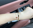 卡地亞（Cartier ）【二手99新】卡地亞 Cartier LOVE系列 釘子系列 18K玫瑰金 黃金 寬版窄版 無(wú)鉆四鉆十鉆手鐲 男女同款正品 21年全套玫瑰金無(wú)鉆love（寬版）17號 其他尺碼咨詢(xún)客服 曬單實(shí)拍圖