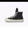 匡威（Converse）官方1970S男女高幫牛皮革休閑板鞋經(jīng)典黑黑色A13863C A13863C 42.5 曬單實(shí)拍圖