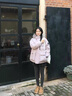 Jret派克服女冰晶紫色工作服2025冬季新款寬松白色加厚夾克棉服女 冰晶紫 S 80-120斤 曬單實(shí)拍圖