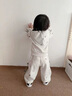 G.DUCKKIDS小黃鴨童裝拉布布衣服女童套裝春秋季兒童運動(dòng)服女小童秋裝兩件套 灰色 110 尺碼4~5歲【100-110cm】cm 曬單實(shí)拍圖