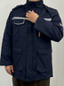 森龍致遠冬季防靜電工作服男棉服加厚棉襖加油站電工耐磨戶(hù)外冷庫防寒服【棉衣】藏藍色(國標防靜電)M (165) 建議100-120斤穿 曬單實(shí)拍圖