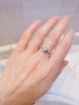 IDC人工培育鉆石18K金鉆戒女結(jié)婚pt950鉑金1克拉戒指 七夕情人節(jié)禮物 PT950鉑金【D色/VVS/NGIC證書】 1克拉【重金版】 曬單實(shí)拍圖