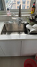 松鯨洗菜盆廚房水槽大單槽臺下盆不銹鋼洗菜盆洗碗槽手工一體盆洗菜池 C套餐-配冷熱抽拉龍頭+皂液器 尺寸-75*45cm 曬單實(shí)拍圖