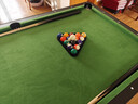 拓樸運動家用可折疊臺球桌家庭小型兒童三合一室內(nèi)美式多功能乒乓球桌球臺 183cm 【雅黑】綠布+三合一 曬單實拍圖