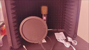 TIWASTAGE帝華聲學(xué)隔音屏5層降噪防風(fēng)屏FP7去房混家用錄音棚桌面有聲書(shū)錄制配音居家錄音隔音罩移動(dòng)吸音消音 FP7標配（不含耳機話(huà)筒） 曬單實(shí)拍圖