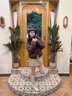 妍莉芬（yanlifen）2025年冬裝搭配一整套韓系短款羽絨棉服女棉衣外套牛仔褲兩件套裝 棉服 M 曬單實(shí)拍圖