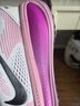 耐克NIKE女子跑步鞋緩震 VOMERO 18 運動(dòng)鞋 HM6804-105白粉紫37.5 曬單實(shí)拍圖