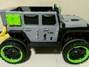 爵士酷派兒童牧馬人電動(dòng)車(chē)可坐大人寶寶四輪越野車(chē)1-3-6歲雙人可駕駛童車(chē) 旗艦灰+全功能+升級雙12V14A超威 曬單實(shí)拍圖