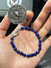 古西GUXI【天信】帝王藍青金石手鏈男高級感珠子手串復古做舊小眾飾品 M碼 推薦手圍16-17cm 曬單實(shí)拍圖