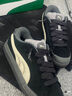 彪馬（PUMA）【面包鞋】經(jīng)典復(fù)古滑板鞋男女撞色休閑鞋SUEDE XL399099 黑色-迷霧灰-大理石灰-02 40 曬單實(shí)拍圖