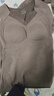 夢(mèng)芭蒂秋冬女士保暖套裝帶胸墊免穿文胸上衣雙面磨毛含石墨烯秋衣秋褲套 曬單實(shí)拍圖