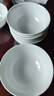 景德鎮(zhèn)陶瓷家用中式高溫白瓷飯碗湯碗面碗純白簡(jiǎn)約無(wú)鉛餐具喬遷之喜送禮 【禮盒裝】月白-5英寸碗*6 曬單實(shí)拍圖