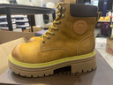 駱駝（CAMEL）【山越】高幫戶(hù)外工裝靴短靴登山鞋踢不爛大黃靴女馬丁靴 L23W076036戈壁土黃 36 曬單實(shí)拍圖