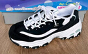 斯凱奇（Skechers）女鞋秋季厚底老爹鞋百搭熊貓鞋軟底舒適外穿休閑運動(dòng)鞋11959 曬單實(shí)拍圖