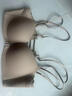 UOSO女士高端內衣女無(wú)痕小胸聚攏顯大調整型收副乳防下垂內褲文胸套裝 咖色-套裝 70A 32 曬單實(shí)拍圖