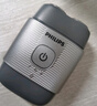 飛利浦（PHILIPS）電動(dòng)剃須刀鵝卵石便攜式刮胡刀 0.0微米凈剃黃金比例 冰川銀 父親生日禮物 出行必備 國家補貼 曬單實(shí)拍圖