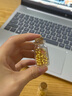 喜上眉梢喜飾黃金古法金珠999足金散珠硬金光面磨砂轉(zhuǎn)運(yùn)珠路路通圣誕禮物 4mm重工古法珠3顆 約0.75g 曬單實(shí)拍圖