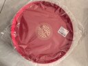 阿寶麗結婚喜糖盤(pán)客廳紅色酒敬茶盤(pán)婚禮喜慶果盤(pán)子婚慶用品婚宴圓形托盤(pán) 曬單實(shí)拍圖