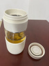 FGA富光玻璃杯女膠囊泡茶杯便攜高顏值辦公室學生茶水分離杯子360ML 曬單實拍圖