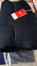 鴨鴨可拆卸連帽羽絨服男士冬款中老年短款加厚保暖外套上衣爸爸送禮 曬單實(shí)拍圖