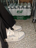 Jordan女子休閑鞋喬丹AJ1 JORDAN 1 耐磨低幫運動(dòng)鞋IH7323-100白/灰38 曬單實(shí)拍圖