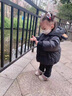 G.DUCKKIDS童裝兒童羽絨服冬季24新款男女童外套90白鴨絨小熊耳朵防寒服寶寶 黑色 90 尺碼1~2歲【 80-90cm】 曬單實(shí)拍圖