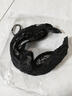柏詩(shī)琳蕾絲遮白發(fā)神器寬邊刺繡發(fā)箍女高端發(fā)帶外出女高級感發(fā)箍頭巾頭箍 玫瑰花蕾絲黑色 曬單實(shí)拍圖