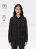 KOLON SPORT/可隆針織夾克 女子柔軟抗菌莫代爾戶(hù)外休閑外套 LKJK5AT824-BK 黑色 XL 175/96A 曬單實(shí)拍圖