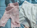 素優(yōu)米（SUYOUMI）防蚊寶寶連體襪嬰兒連褲襪七分褲女童打底褲夏季薄款網(wǎng)眼兒童 粉色七分褲01翅膀夏季款 165 S碼：建議身高70-80cm 曬單實(shí)拍圖