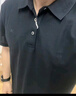 京東京造【100支高潔紗】polo衫男短袖男士t恤禮物 黑XL 曬單實(shí)拍圖