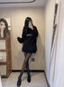 浪莎光腿神器女秋冬裸感加絨假透肉絲襪空姐灰一體透膚褲連褲襪打底褲 空姐灰連腳 2條 均碼 80g(80到130斤)15~28度 曬單實拍圖