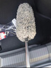 耐吉佳德國汽車(chē)除塵撣子專(zhuān)用擦車(chē)可伸縮不掉毛蠟刷掃灰塵清潔洗車(chē)刷車(chē)用 淺灰色（帶收納包） 曬單實(shí)拍圖