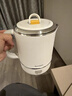 北鼎（Buydeem）多功能便攜式燒水壺電熱水壺不銹鋼恒溫小容量辦公室燒水杯 TK65迷你旅行水壺 雪地白 曬單實(shí)拍圖